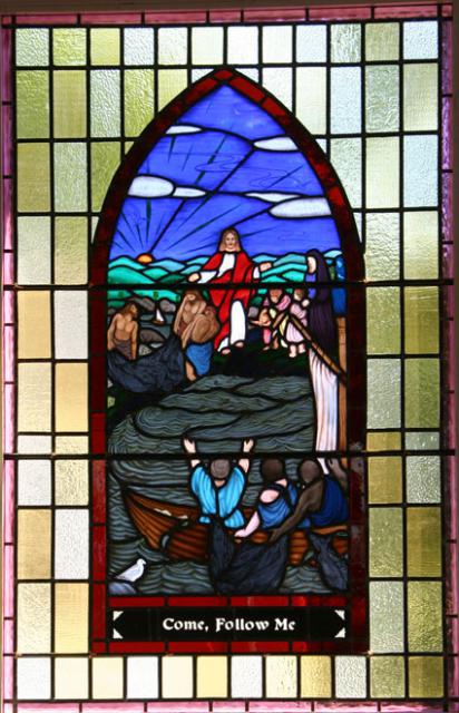 Jesus calling the fishermen, Follow Me