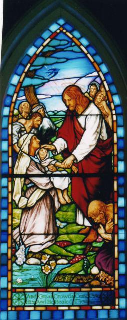 Jesus healing the sick