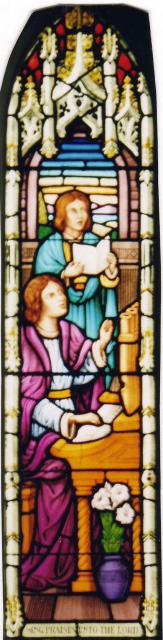St. Cecilia with the organ