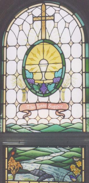 The Last Supper window